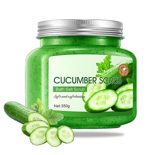 Premium Body Scrub to Exfoliate & Moisturize Skin,Deep Cleansing Body Exfoliator Scrub for Men & Women,Long Lasting Hydrating Smooth exfoliating Body Salt Scrub for All Skin Types L