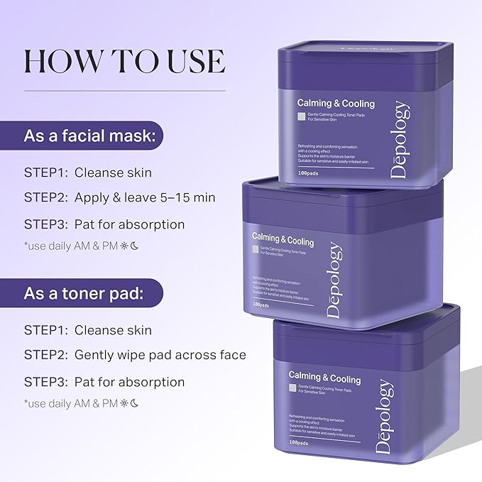 depology Blemish & Tone Toner Pads [Upgraded] – Helps Fade Dark Spots Facial Pads & Uneven Skin Tone with Lactic Acid, Bakuchiol & Centella, Daily Exfoliating for Sensitive Skin