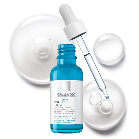 La Roche-Posay Hyalu B5 Hyaluronic Acid Serum – Hydrating Face Serum with Vitamin B5 & Madecassoside for Plump, Radiant Skin