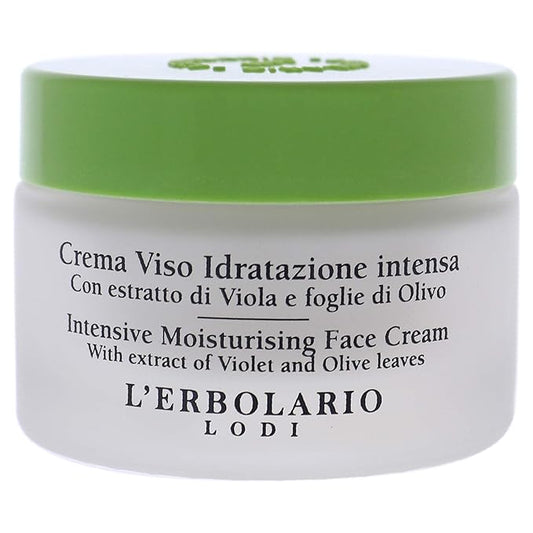 L'Erbolario Intensive Moisturizing Face Cream - Hydrating, Protecting Face Moisturizer - Daily Facial Moisturizer Ideal as Base for Makeup - 1.6 oz