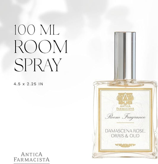 Antica Farmacista Room Spray - Damascena Rose, Orris and Oud Room, 3.4 Fl Oz (Pack of 1)