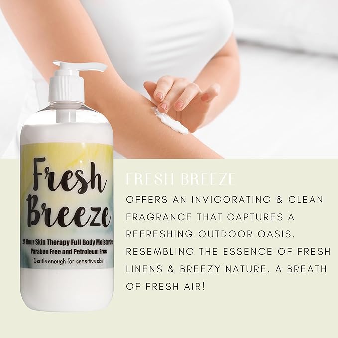 The Lotion Company 24 Hour Skin Therapy Lotion Combo Kit, Fresh Breeze