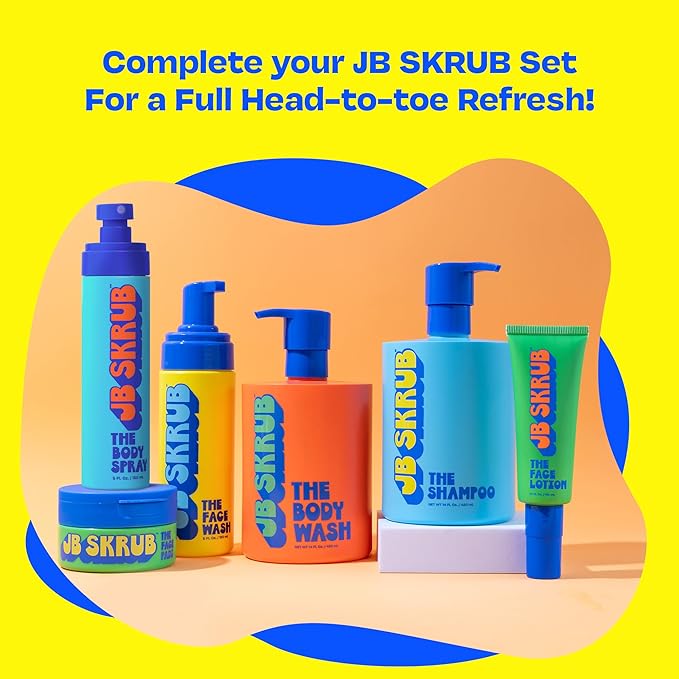 The Hair and Body Wash Super Duo - No Harsh Ingredients - Conquer Adolescent Funk with Confidence - 14oz.