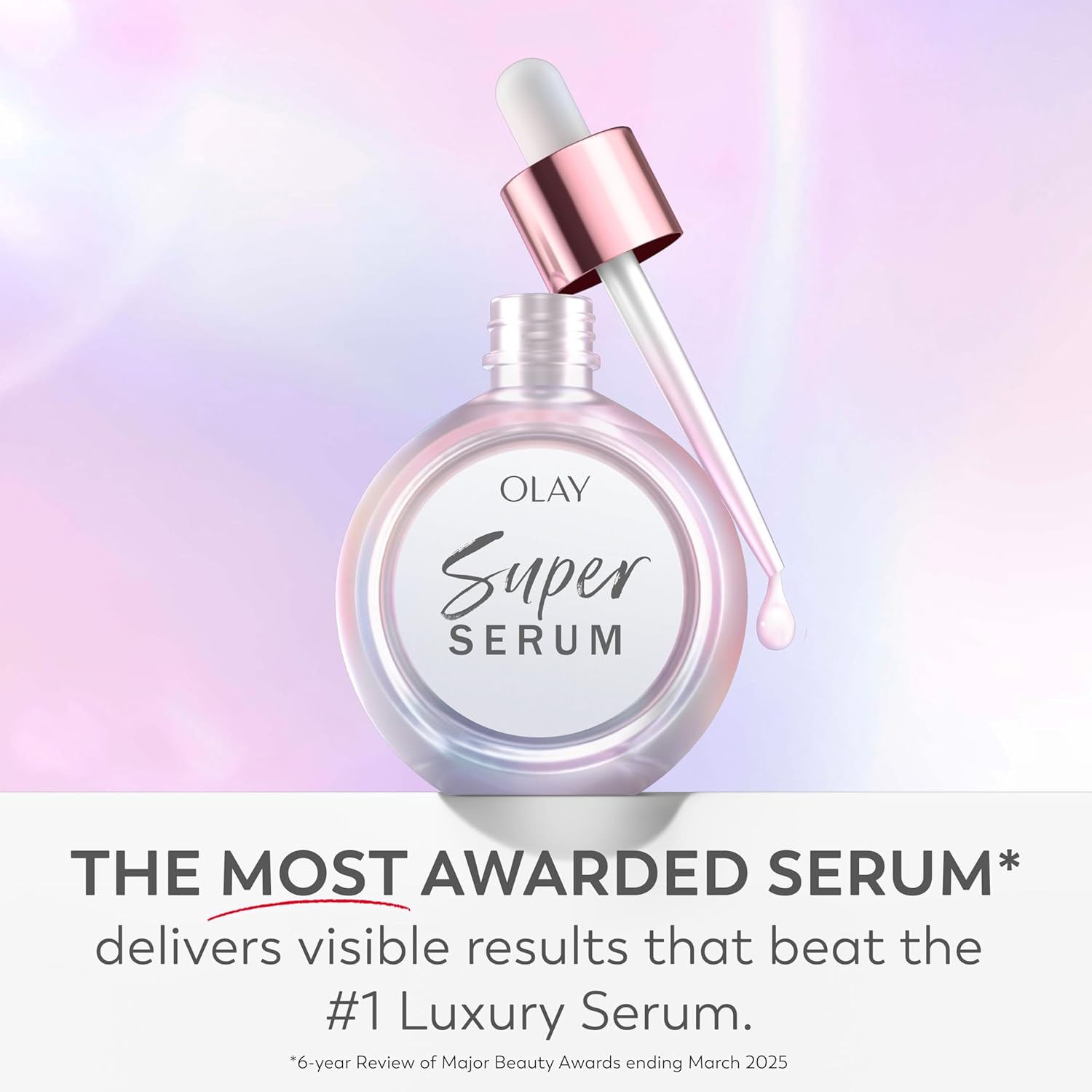 Super Serum with Niacinamide, Vitamin C & E, Collagen Peptide & AHA – 5-in-1 Anti-Aging Serum for Brightening, Hydrating, Smoothing, Firming & Even Skin Tone, 1.7 oz