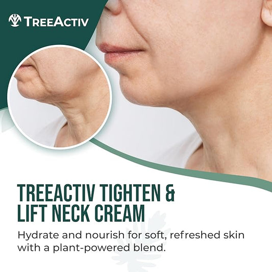 Neck Firming Cream with Hyaluronic Acid, Collagen and Cupuacu Butter Firming Lifting Neck Cream for Wrinkles and Crepe Skin Neck Wrinkle Cream and Moisturizer for Smoother-Looking Skin (4oz)