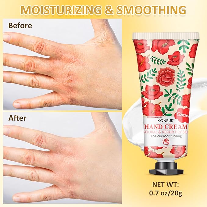 8 Pack Hand Cream Set For Women, Bridesmaid Gifts, Wedding Favors, Bulk Hand Lotion Travel Size for Dry Cracked Hands, Moisturizing Hand Cream for Thank You Gifts and Birthday Gifts
