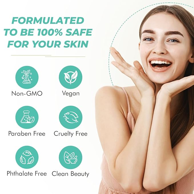 Peptides Facial Wipes - Dermatologist-Tested, Anti-Aging, Korean Skin Care, Gently Cleanses, Restores Moisture & Refreshes Skin - Clean Formula, Vegan, 95% Natural - 1 Pack