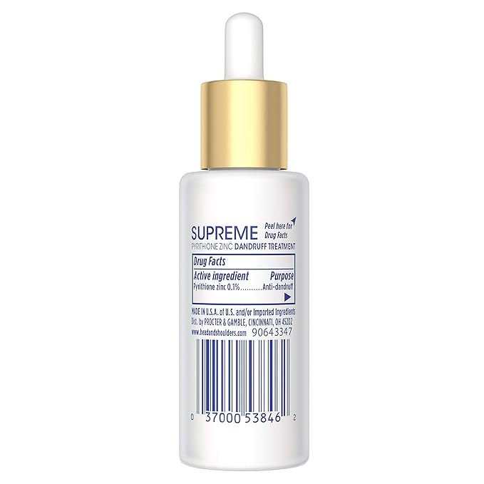 Head & Shoulders Supreme with Argan Oil and Vitamin E, Hydrating Scalp Serum, Fresh, 1.3 Fl Oz