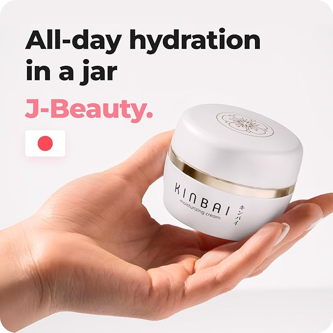 Face Cream Moisturizer for Women, Facial Lotion for Dry Skin, Hydrating Face Moisturizer, Moisturizing Collagen Peptide Cream, Fragrance Free, Japanese Skin Care, Made in Japan, 1.7 Fl.Oz