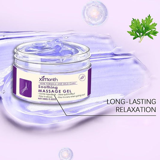 2 Pcs Joint Soothing Massage Purple Gel,Soothes Knees, Lumbar, Neck, Hands,Feet and Joint Activities Throughout The Body Massage Cream.