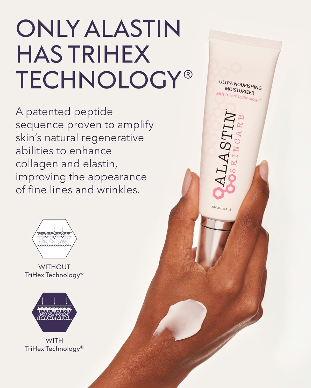 Ultra Nourishing Face Moisturizer Cream – Daily Hydrating & Firming Lotion for Dry, Mature Skin | Boosts Collagen & Elastin | Anti-Aging Skincare Formula | 2 Oz
