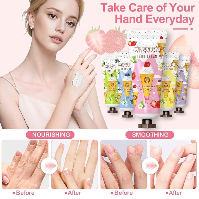 20pack Hand Lotions Gift Set for Dry Hands,Natural Plant Scents, Perfect for Women, Birthday, Mother's Day,Teacher Appreciation, Bridesmaid Thank You Gifts