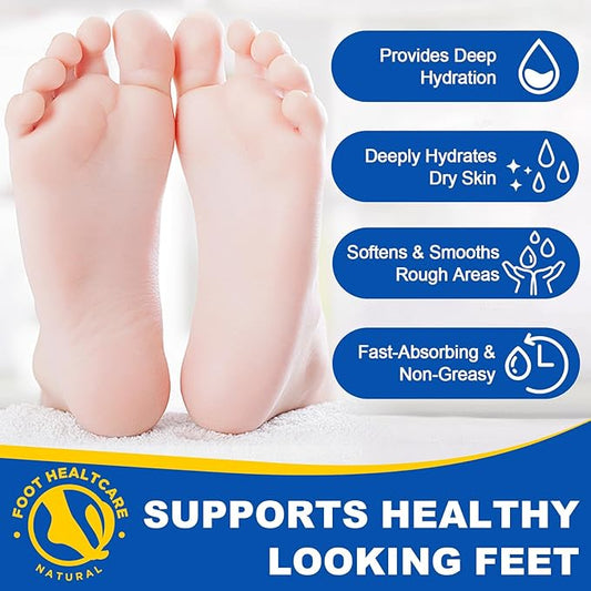 60% Urea with 2% Salicylic Acid Urea Foot Care Stick, Foot Cream 60 Percent for Feet Maximum Strength Moisturizer for Dry Cracked Heels, Hands, Thick & Cracked Skin, Callus Remover, Deep Hydration