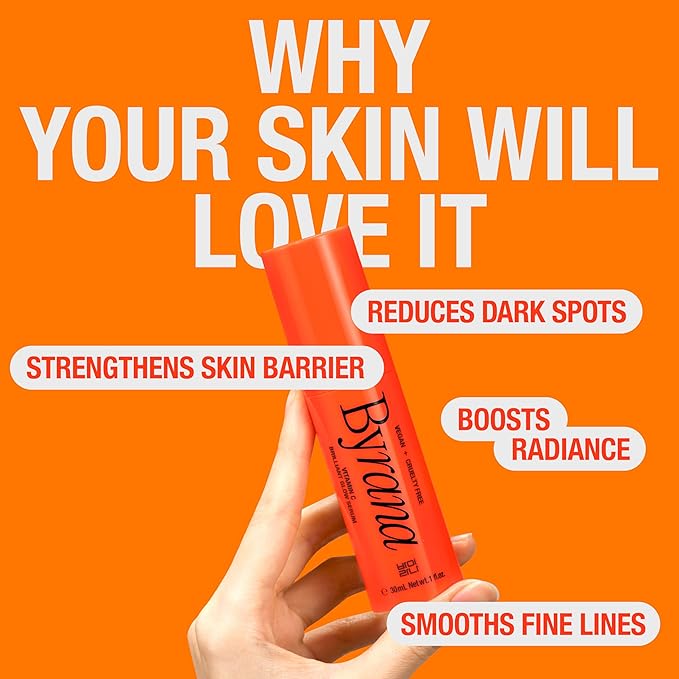 Vitamin C Brilliant Glow Face Serum – Korean Anti Aging Skincare with THD Ascorbate, Matrixyl 3000, Ferulic Acid & Ginseng – Visibly Reduces Dark Spots, Uneven Tone, Fine Lines & Wrinkles