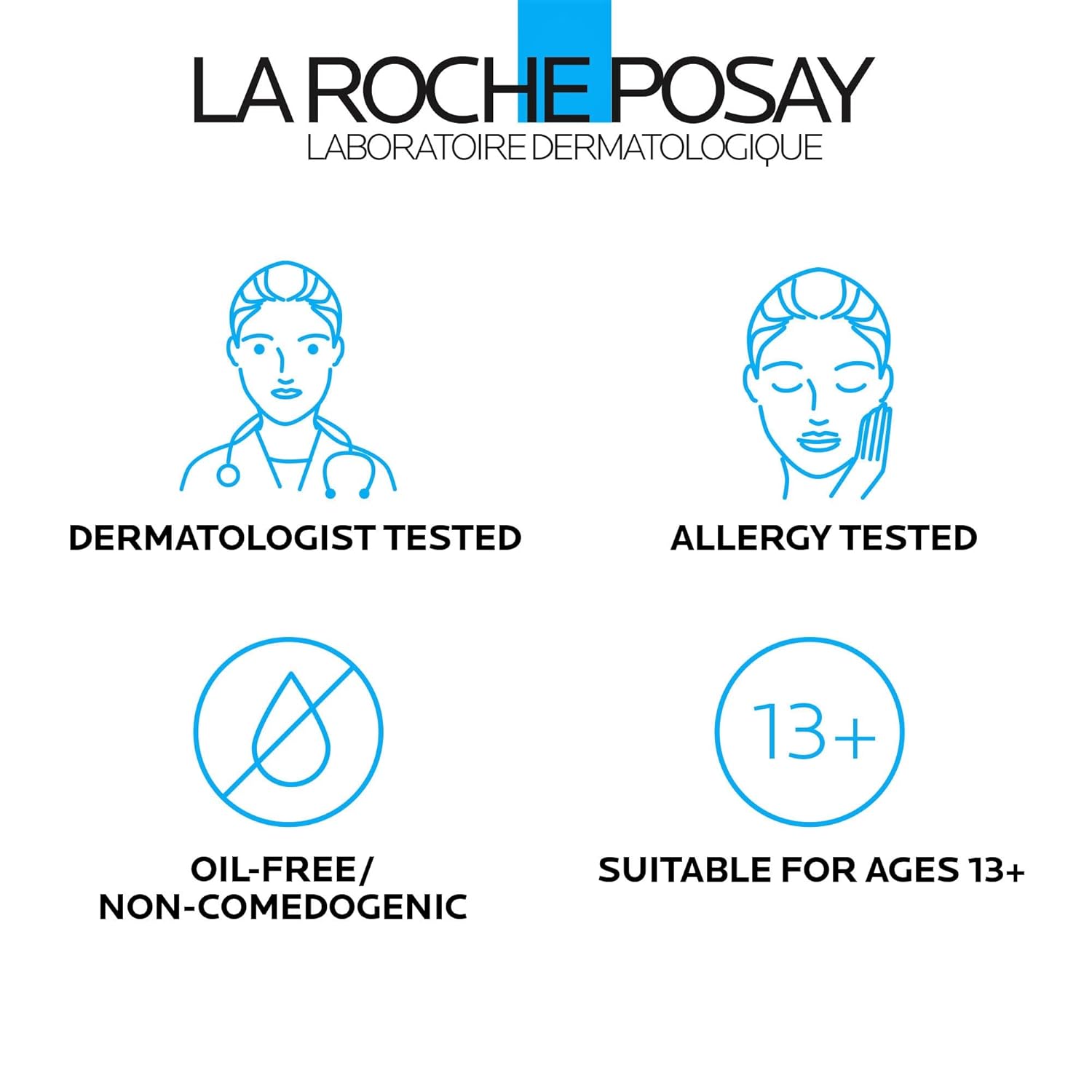 🌿 La Roche-Posay Toleriane Matte Moisturizer – Oil-Free (SPF 30)