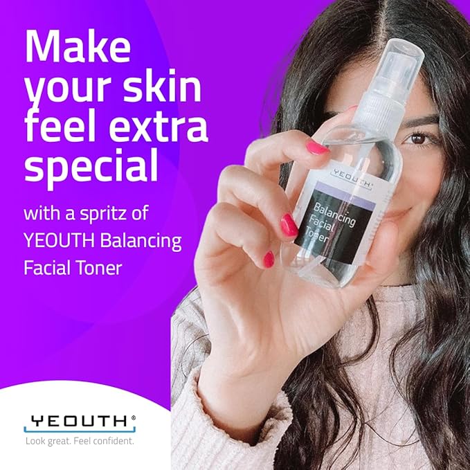 YEOUTH Hydrating Toner for Face Spray with Chamomile and Allantoin, Alcohol Free Refreshing Face Toner for Women and Men 3.4 Oz
