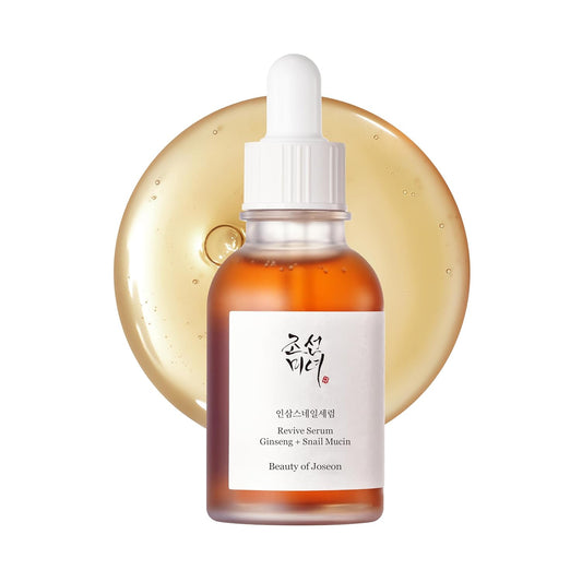 ✨ Revive Snail Mucin & Ginseng Serum – Hydrating Peptide Facial Moisturizer for Dark Spots & Acne Scars (2 Fl.Oz.)