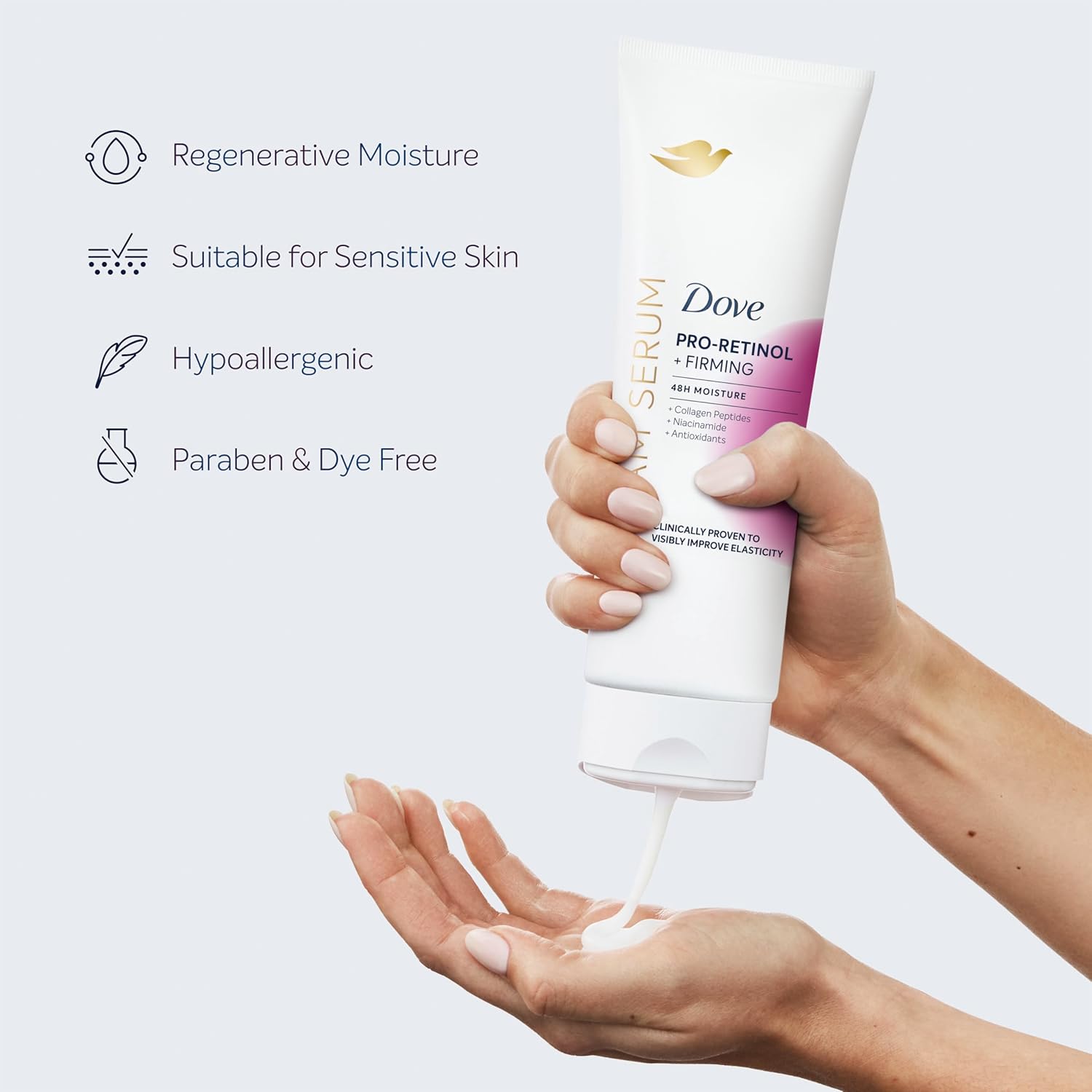 Dove Pro-Retinol Firming Cream Serum, 8 oz