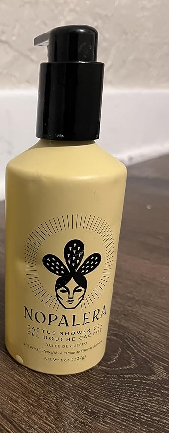 Nopalera Dulce de Cuerpo Shower Gel with Prickly Pear Oil and Blue Agave - Amber, Citrus, and Warm Vanilla Fragrance, Vegan, Moisturizing Body Wash for Skin, 8 oz.