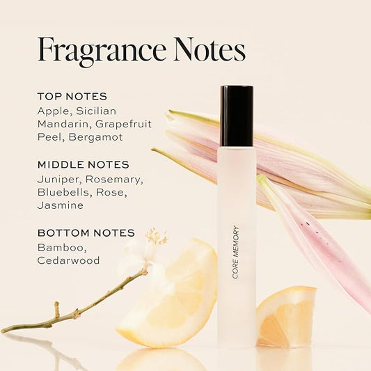 Dime Beauty Core Memory Travel Perfume Spray for Women - With Notes of Apple, Sicilian Mandarin, Frozen Grapefruit Peel & Bergamot