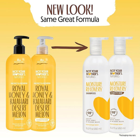 Not Your Mother's Naturals Protect & Nourish Shampoo & Conditioner Set - 15.2 fl oz - Sulfate-Free Hair Products - Royal Honey & Kalahari Desert Melon