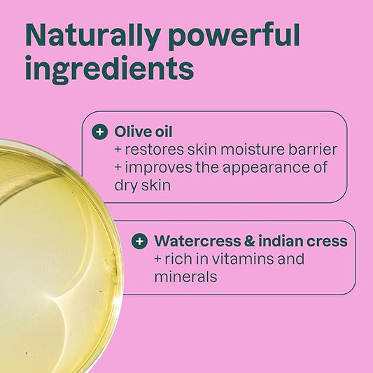 ATTITUDE Body Soap Bar, Natural Origin, Protects and Softens Dry Skin, Watercress, Indian Cress & Olive Oil, EWG Verified & Vegan, Coconut & Wild Berries, 4 Oz