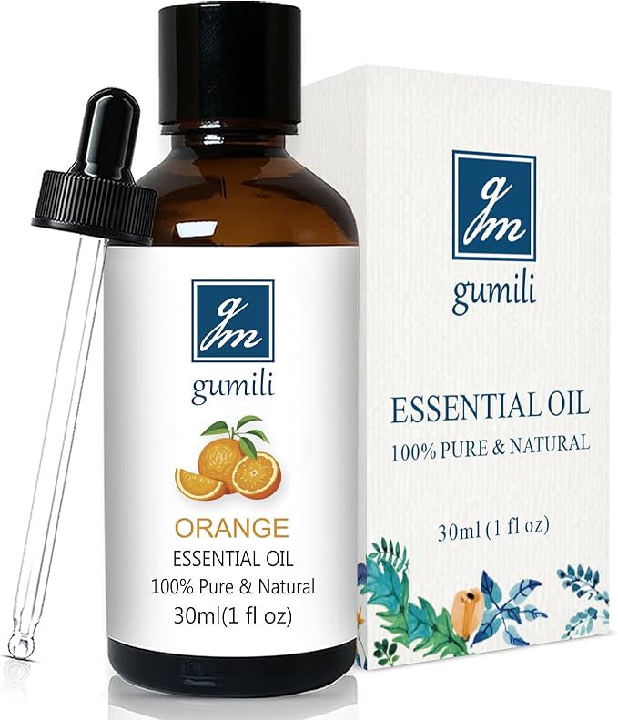 Orange Essential Oil 1 Oz – 100% Pure Sweet Orange Oil for Diffuser, Skin, Body, Spray, Massage & DIY