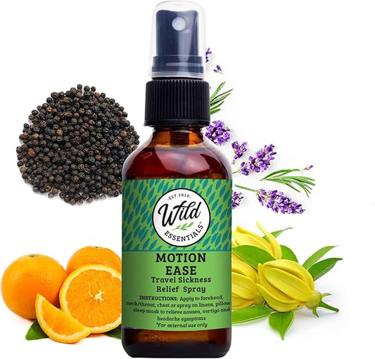 Wild Essentials All Natural Essential Oil Sprays, 2 Ounce, 60ml, Organic Witch Hazel, Aromatherapy, Made in USA