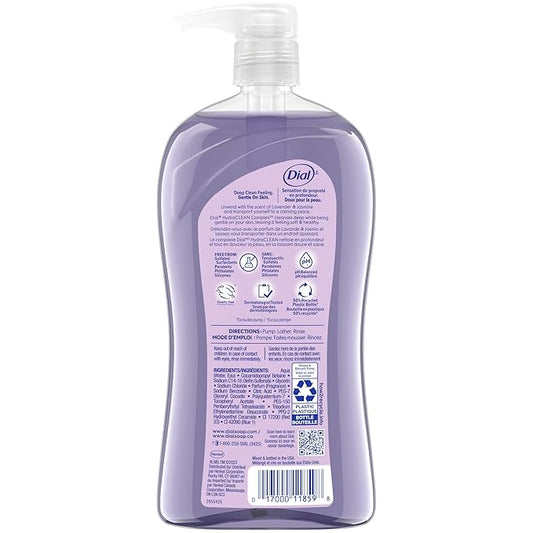 Dial Body Wash, Calm & Soothe Lavender & Jasmine Scent, 32 fl oz