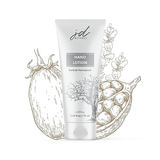 JDBotanics Baobab Honeybush Hand Lotion | 99% Natural Ingredients | FDA Registered