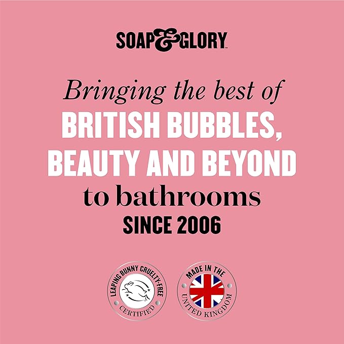 Soap & Glory The Firm-inator Body Cream - Skin Hydration Body Moisturizer with Acmella Oleracea Complex, Shea Butter Lotion & Sunflower Seed Oil - Rich Skin Firming and Tightening Lotion (8.4 Oz)