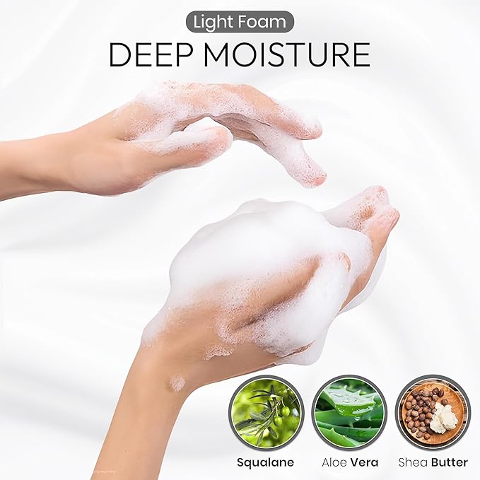 Botanist Moisturizing Body Wash for Dry & Sensitive Skin Women & Men, Organic Body Soap Gel with Shea Butter, Coconut Oil & Aloe from Japan, Paraben& Sulfate Free Water Lily& Raspberry 16.5 Fl Oz 2EA