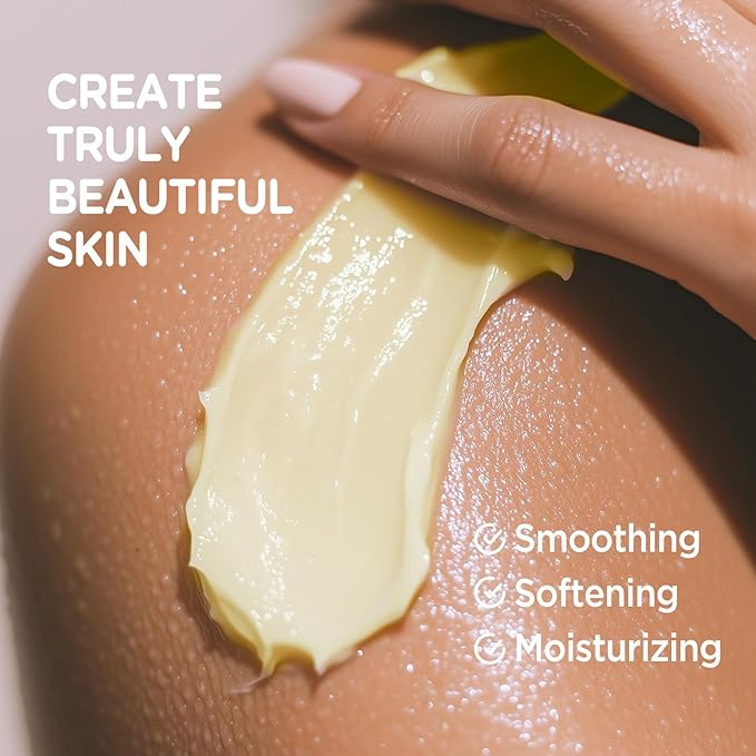 Mango Body Butter, Mango Shea Butter, Natural Body Butter for Men Women Smell Good, Body Moisturizer for Dry Skin 6.8 floz