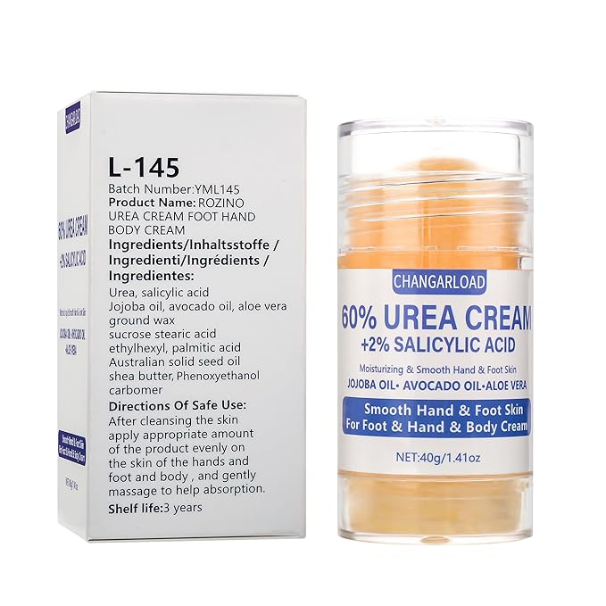 Urea Cream 60 Percent For Feet Maximum Strength - Intensive Repair Dry Cracked Skin, Urea Cream For Feet, Foot Cream For Dry Cracked Heels, 1 Pcs - 1.41 Oz