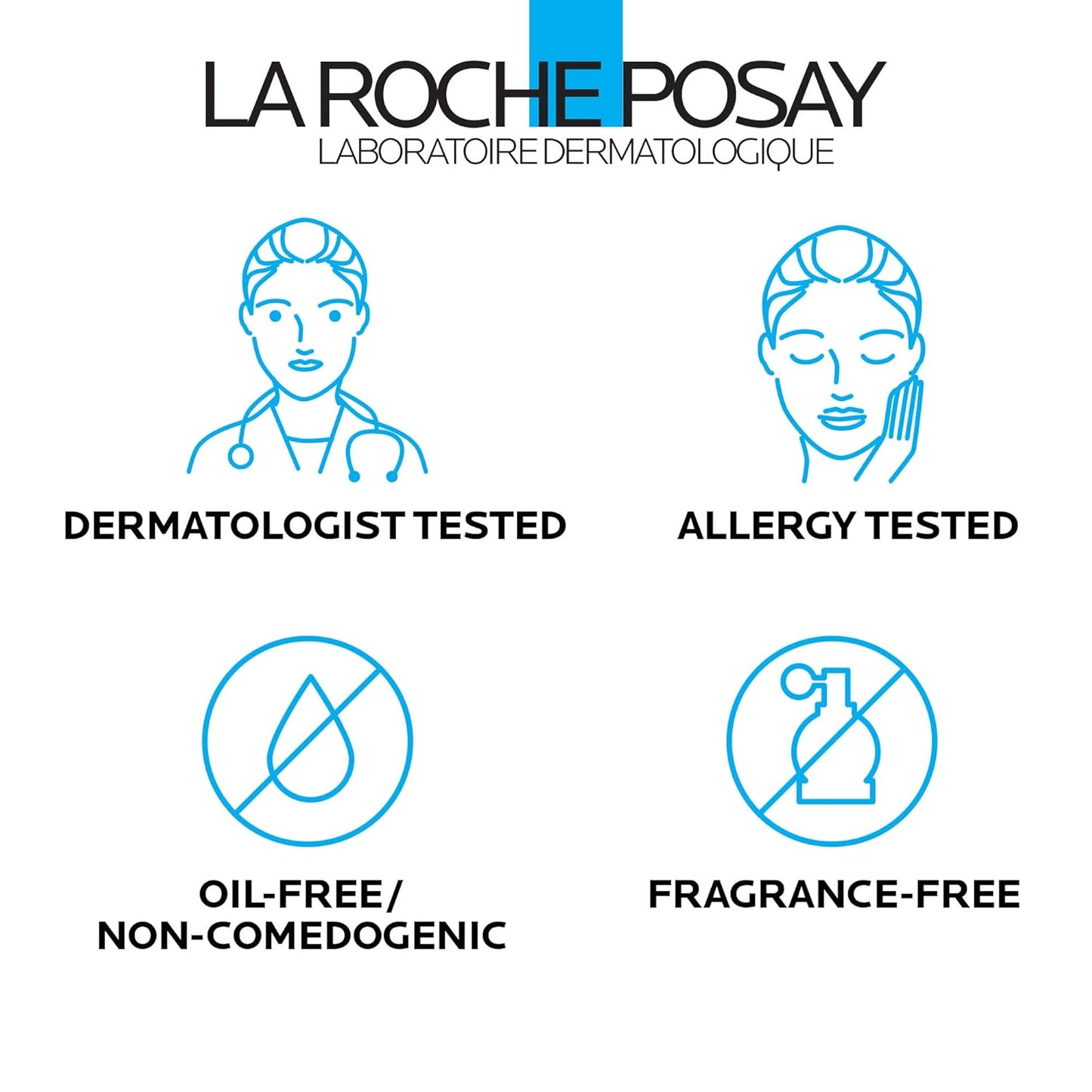 La Roche-Posay Toleriane Hydrating Gentle Face Cleanser – Daily Cream Cleanser with Niacinamide & Ceramides for Dry to Normal, Sensitive Skin