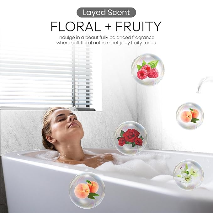 Botanist Natural Body Wash for Women, Mens Full Body Wash for Sensitive Skin by Squalane, Shea Butter& Aloe Vera, Sulfate Free Shower Gel & Bath Soap from Japan 16.5 Fl Oz 2EA Cassis & Leaf Green