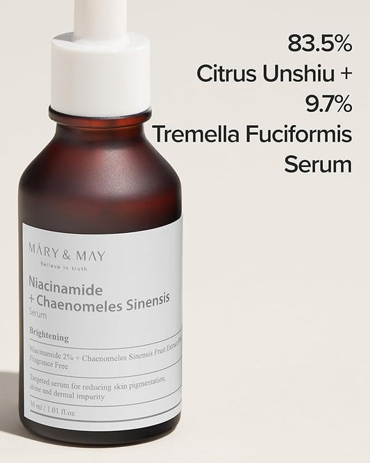 Mary&May Niacinamide Serum Duo Twin Pack (30ml x2+Eye cream12g)