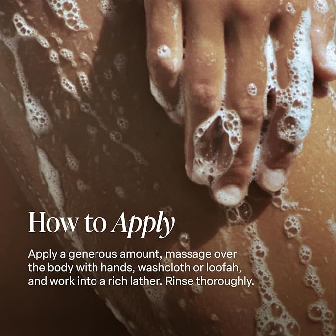 Saltair Body Wash, Black Tide 2-Pack. Moisturizing Body Cleanser with Monoi Oil and Cupuacu Butter. Luxury Shower Gel for Women and Men. Vegan, Cruelty-Free, Paraben-Free. 2x 17oz Pump Bottles