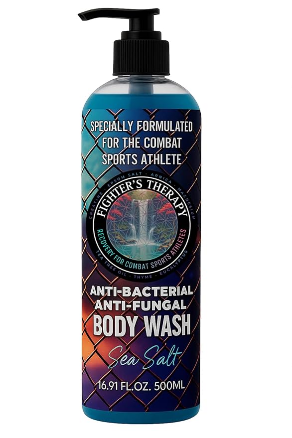 Fighter's Therapy Body Wash | Cleans + Protects Skin | Aches, Pains, Soreness - Made for Fighters, Grapplers, and Athletes