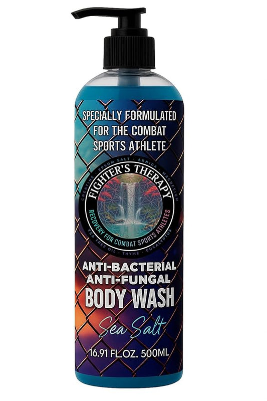 Fighter's Therapy Body Wash | Cleans + Protects Skin | Aches, Pains, Soreness - Made for Fighters, Grapplers, and Athletes