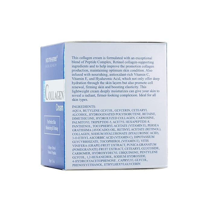 Neutriherbs Face Cream Collagen Facial Moisturizer, Reduce Black Spots and Blemishes,Persistent Moisturizing Reduce Fine Lines 1.7OZ