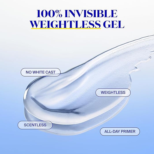Supergoop! Unseen Sunscreen SPF 50 Invisible Sun Protection for Face - Broad Spectrum Face Sunscreen + Makeup-Gripping Primer - Weightless, Scentless, Oil Free - For All Skin Types - 1.7 fl oz