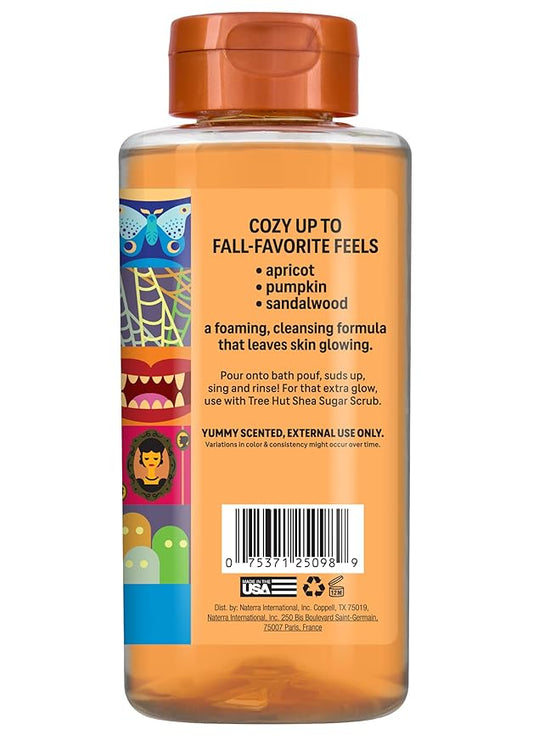 Tree Hut Sweet Punkin Wash, Gently Cleanses and Leaves Skin Looking Fresh and Radiant, Body Wash, Fall Limited Edition Scent, 18 fl oz