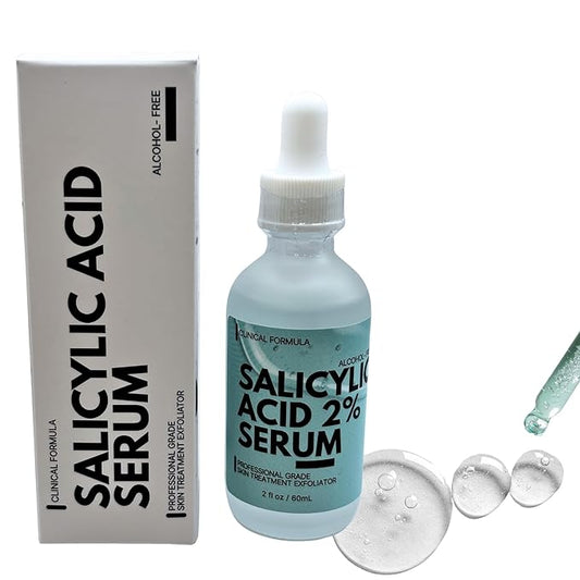 2% Salicylic Acid Serum, 2 Fl Oz Max Strength Clinical Solution - Simple and Gentle