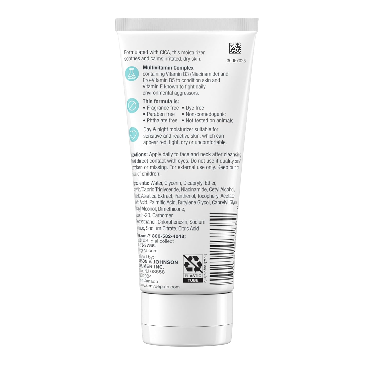 Fragrance-Free Facial Moisturizer for Sensitive Skin – 3.4 oz 🌿💧