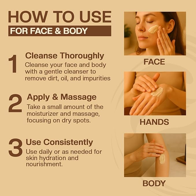 Beef Tallow for Skin with Honey - Grass Fed Beef Tallow for Face Wrinkles - Hydrating Cream Face and Body Moisturizer with Raw Honey and Olive Oil for Dry Skin, Hands, Feet - 4.4 oz
