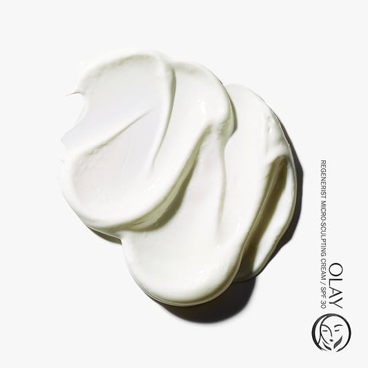 Face Moisturizer by Olay Regenerist Micro-Sculpting Cream Face Moisturizer with SPF 30 Broad Spectrum 1.7 oz