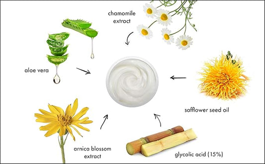 RAYA Glycolic Cream X-50 with AHA (G-329) | Exfoliating Facial Treatment for Non-Sensitive Skin Beginning to Show Signs of Aging | Helps Reduce Lines and Wrinkles | Made with Alpha Hydroxy Acids