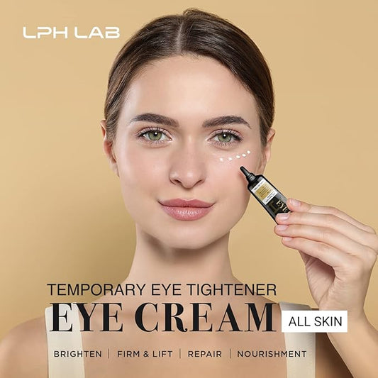 Temporary Eye Tightener Eye Cream, Instant Reduces Under-Eye Bags, Dark Circles&Puffiness, Anti Aging Fine Lines, Firm That Delicate Skin Under Your Eyes 0.5 oz - 2 pcs