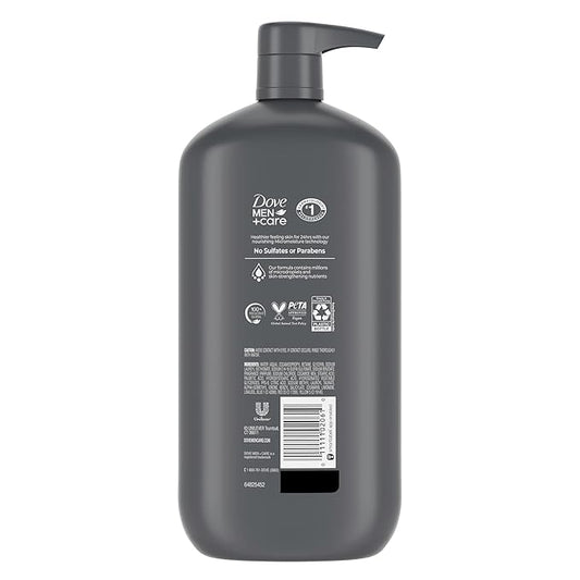 Dove Men+Care Body and Face Wash Hydrating Clean Comfort Men's Body Wash with 24-Hour Nourishing Micromoisture Technology 30 oz
